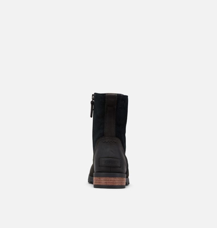 Sorel Dam Gummistövlar Svarta - Emelie™ Short Lace Låga - GJK-736029